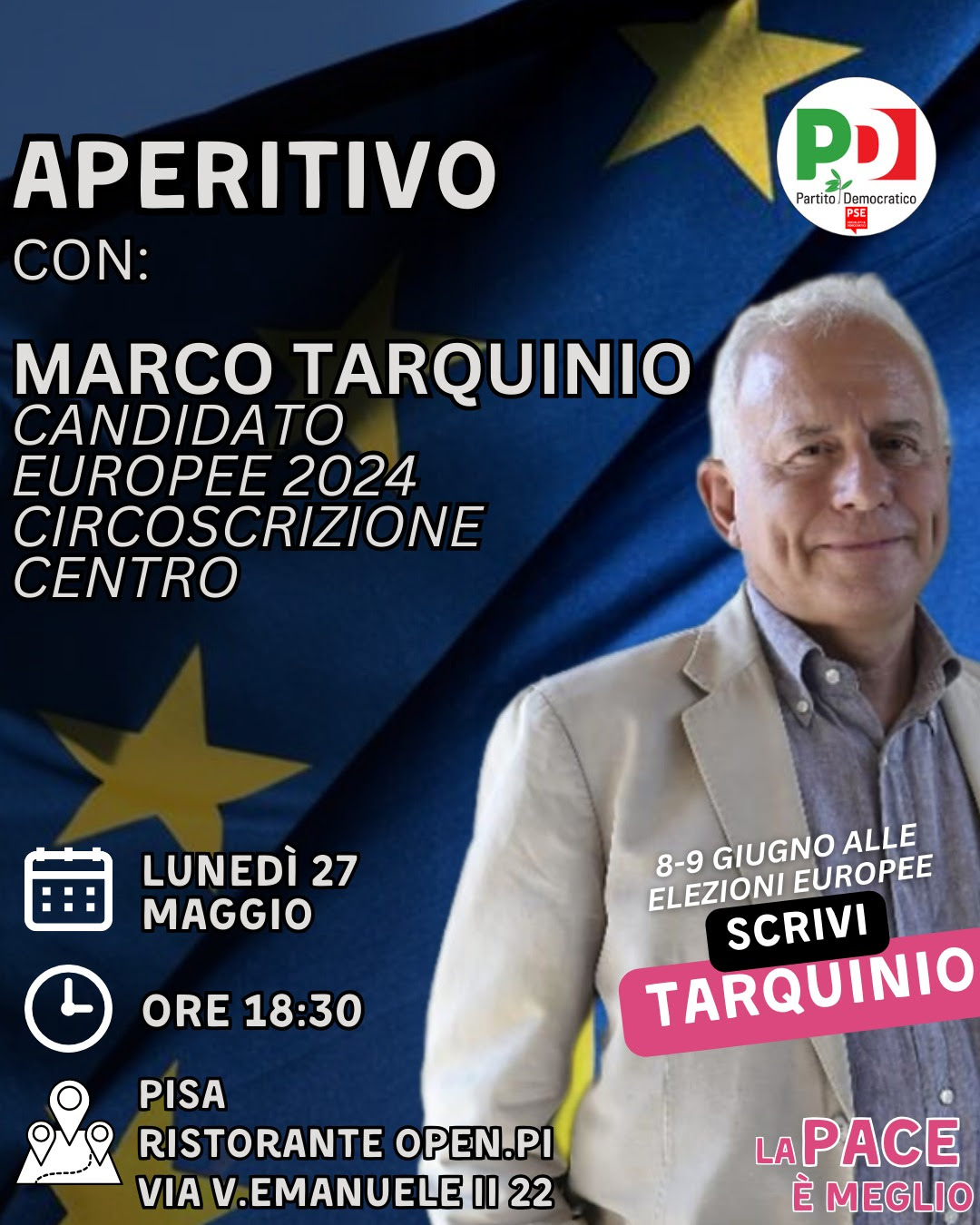 Aperitivo con Marco Tarquinio