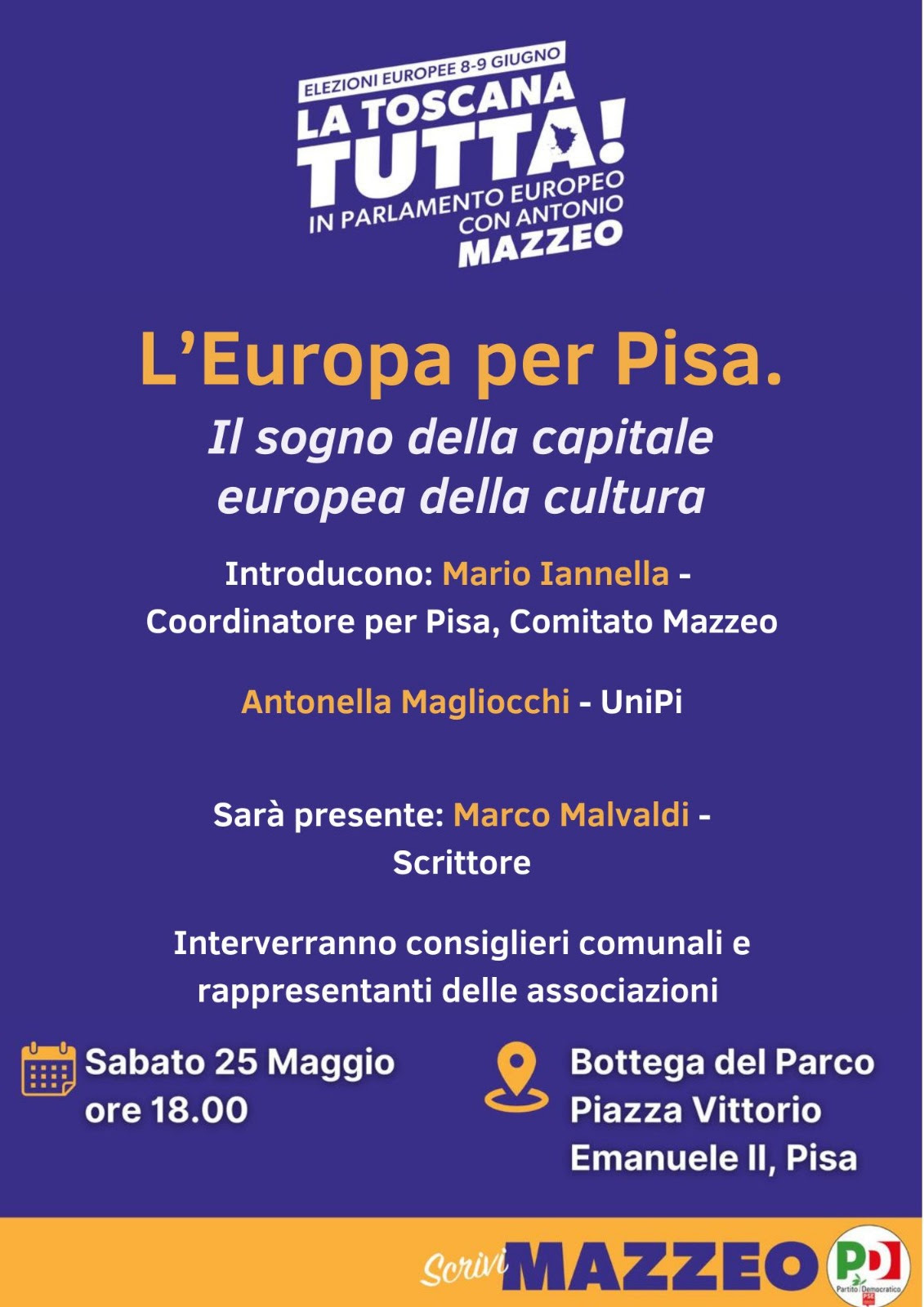 L’Europa per Pisa – Il sogno della capitale europea della cultura